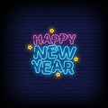 Happy New Year Neon Sign