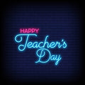 Happy Teacher's Day Neon Sign