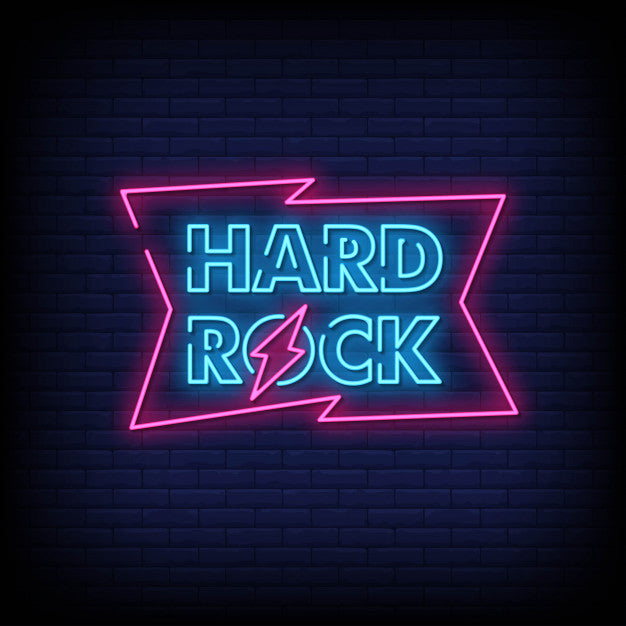 Hard Rock Neon Sign — make neon sign