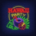 Hawaii Party Neon Sign