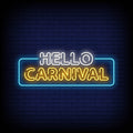 Hello Carnival Neon Sign
