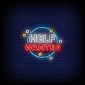Help Wanted Neon Sign