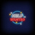 Help Wanted Neon Sign