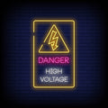 High Voltage Neon Sign