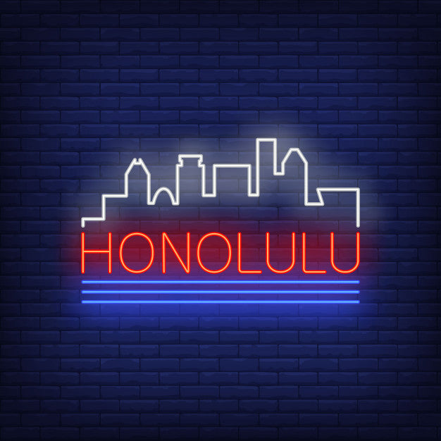 Honolulu Neon Sign — make neon sign
