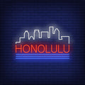 Honolulu Neon Sign