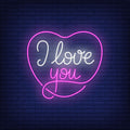 I Love You Neon Sign