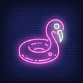 Inflatable Flamingo Neon Sign - Pink Neon Sign