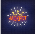 Jackpot neon sign