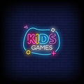 Kids Games Neon Sign