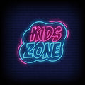 Kids Zone Neon Sign