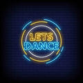 Lets Dance Neon Sign