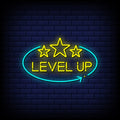 Level Up Neon Sign