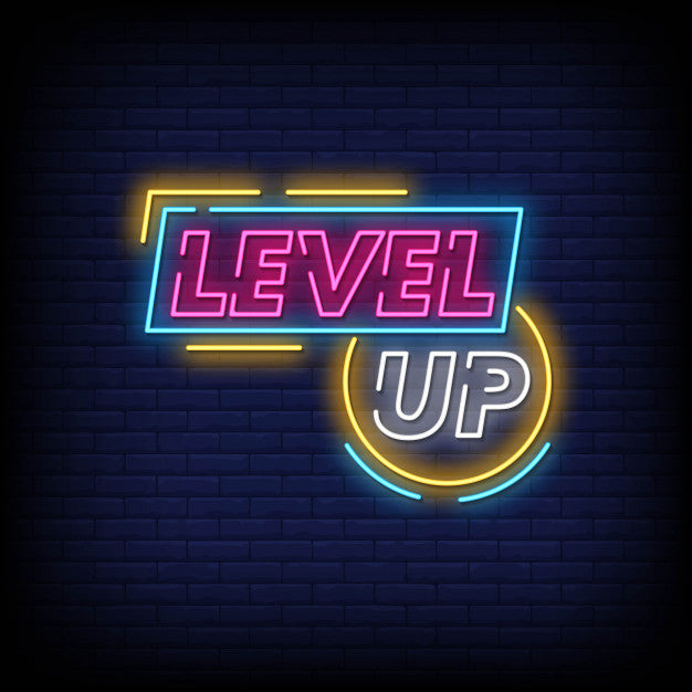 Level Up Neon Sign — make neon sign