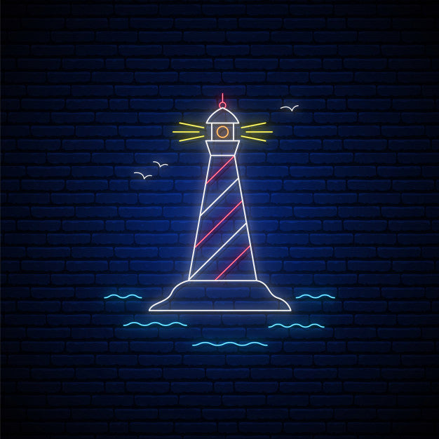 Lighthouse Neon Sign