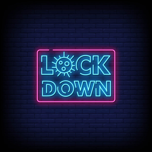 Lock Down Neon Sign — make neon sign