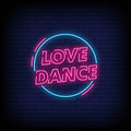 Love Dance Neon Sign - Pink Neon Sign