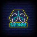 Lungs Neon Sign