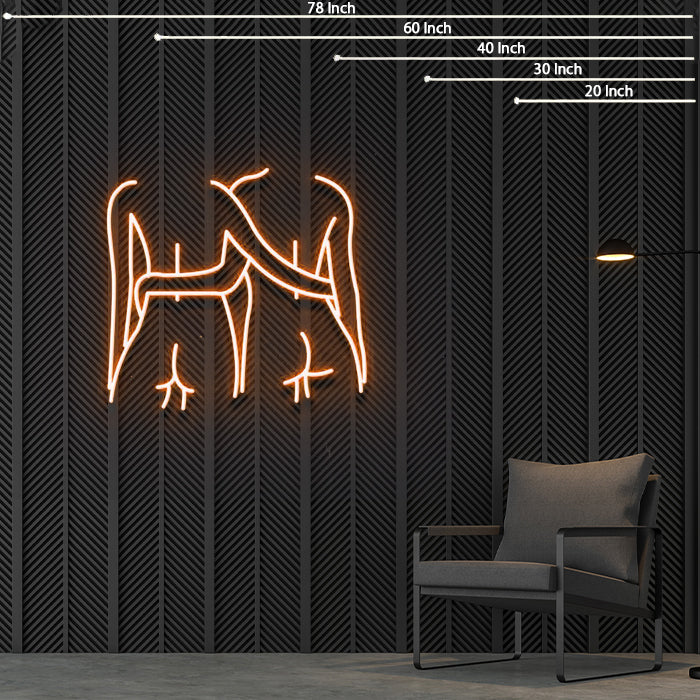 Astrology Neon Sign Gemini Couple Brighten Your Space with Colorful LE ...