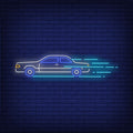 Machine Increasing Speed Neon Sign