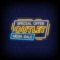 Mega Sale Neon Sign