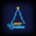 Merry Christmas Neon Sign