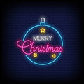 Merry Christmas Neon Sign