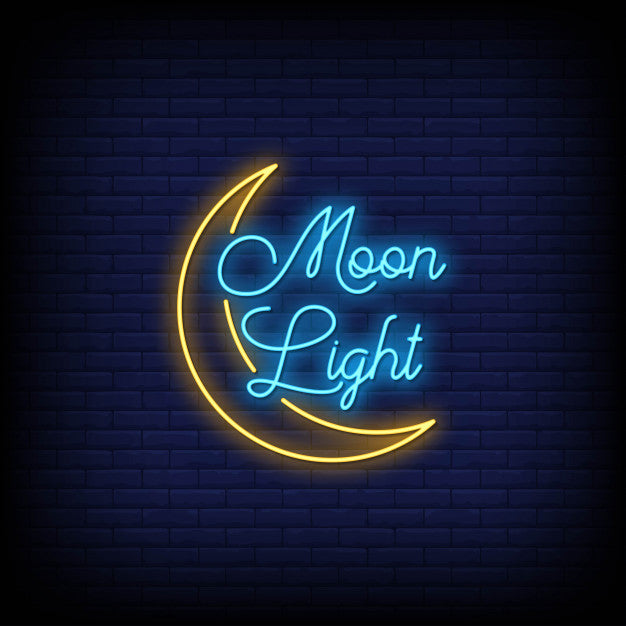Moon Light Neon Sign — make neon sign
