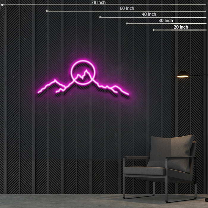 Mountain Neon Sign