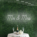 Mr & Mrs 4 Neon Sign