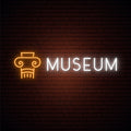 Museum Neon Sign Discover History