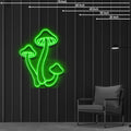 Mushrooms 2 Neon Sign