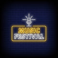 Music Festival Neon Sign