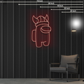 Neon Sign Among Us - Viking