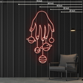 Neon Sign Cosmic Hand