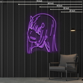 Neon Sign Darling in the FranXX - Zero Two
