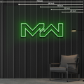 Neon Sign Modern Warfare