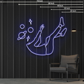 Neon Sign Space Head