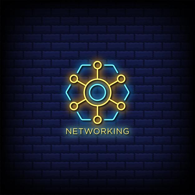 Neon Network Sign Networking Neon Sign — make neon sign
