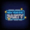 New Year Eve Party Neon Sign