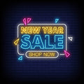 New Year Sale Neon Sign