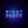 Night Party Neon Sign