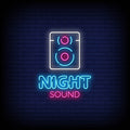 Night Sound Neon Sign
