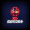 No Smoking Neon Sign