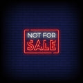 Not For Sale Neon Sign