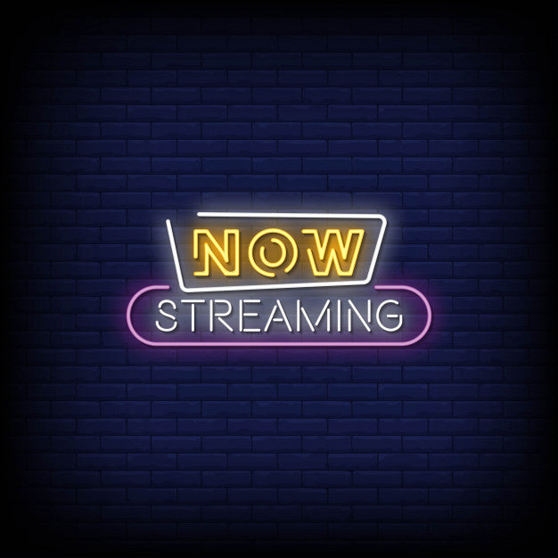 Now Streaming Neon Sign — make neon sign