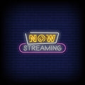 Now Streaming Neon Sign