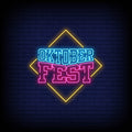 Oktober Fest Neon Sign - Neon Pink Aesthetic