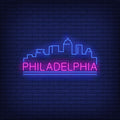 Philadelphia Neon Sign