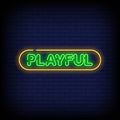 Playful Neon Sign